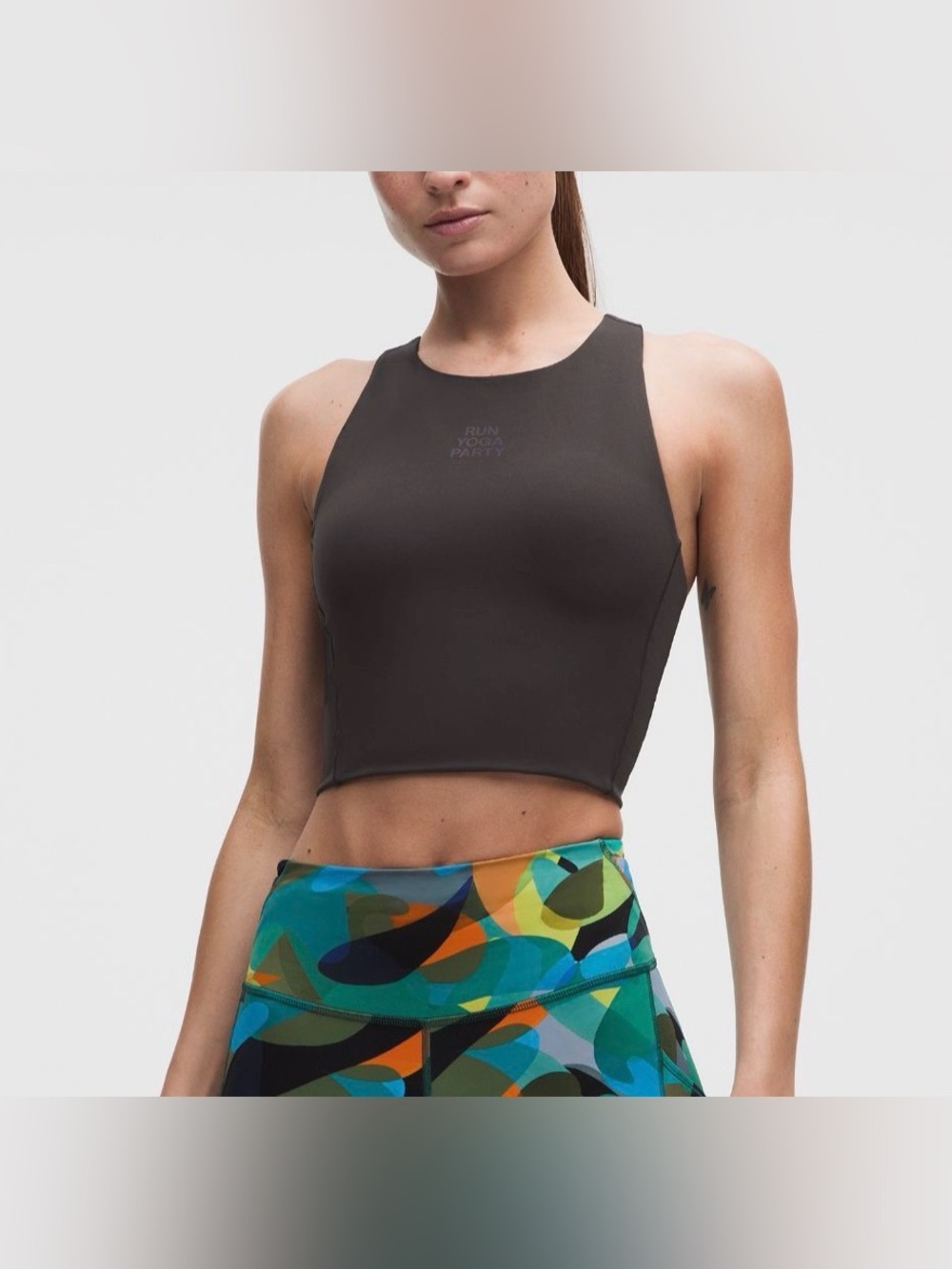 Lululemon Swift Speed Graphic Cropped TanK SeaWheeze 2026 Midnight Eclipse NWT